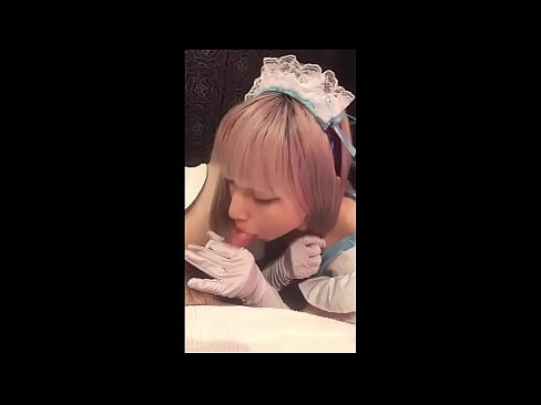 ❤️ Idol ya Kijapani [mayuka], vazi la msichana wa Kifaransa, sehemu ya 1, blowjob na kujipaka losheni ❤️❌  ❌️